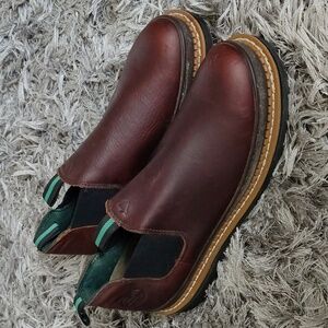Gently Used Brown Georgia Steel Boot Giant Romeo Work Shoes for Men Size 12